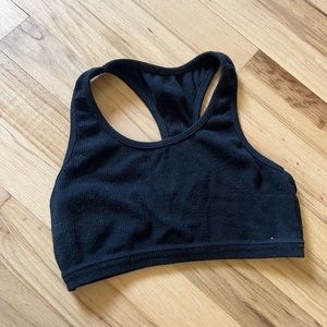 Brandy Melville Black Sports Bra Top